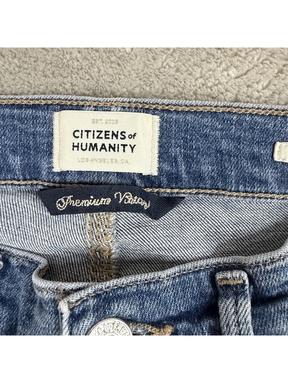 Citizens of Humanity Ella Premium Vintage Women's Size 23 Straight Leg Jeans - Picture 6 of 8